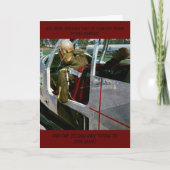 FUNNY CRASH TEST DUMMY FOTO BIRTHDAY KARTE (Vorderseite)