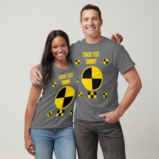 Funny Crash Test Dummy Last Minute Halloween T-Shirt (Unisex)