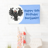 Funny Crave Rabe Cartoon Illustration Banner (Insitu)