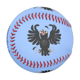 Funny Crave Rabe Cartoon Illustration Baseball