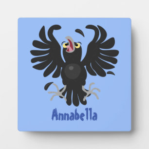 Funny Crave Rabe Cartoon Illustration Fotoplatte