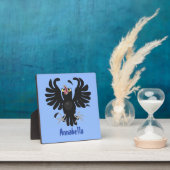 Funny Crave Rabe Cartoon Illustration Fotoplatte (InSitu)