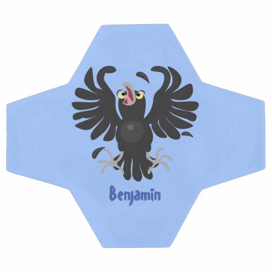 Funny Crave Rabe Cartoon Illustration Fußball (Flach)