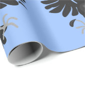 Funny Crave Rabe Cartoon Illustration Geschenkpapier (Rolleneckpunkt)