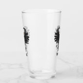 Funny Crave Rabe Cartoon Illustration Glas (Links)