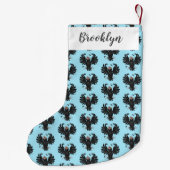 Funny Crave Rabe Cartoon Illustration Kleiner Weihnachtsstrumpf (Rückseite)