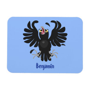 Funny Crave Rabe Cartoon Illustration Magnet