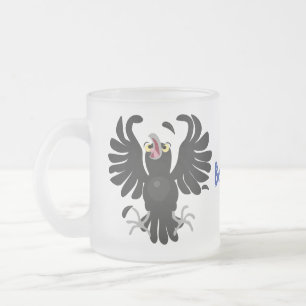 Funny Crave Rabe Cartoon Illustration Mattglastasse