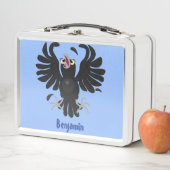 Funny Crave Rabe Cartoon Illustration Metall Brotdose (Beispiel)