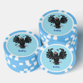 Funny Crave Rabe Cartoon Illustration Pokerchips (Stapel)