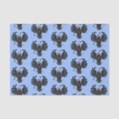 Funny Crave Rabe Cartoon Illustration Seidenpapier (Vorderseite)