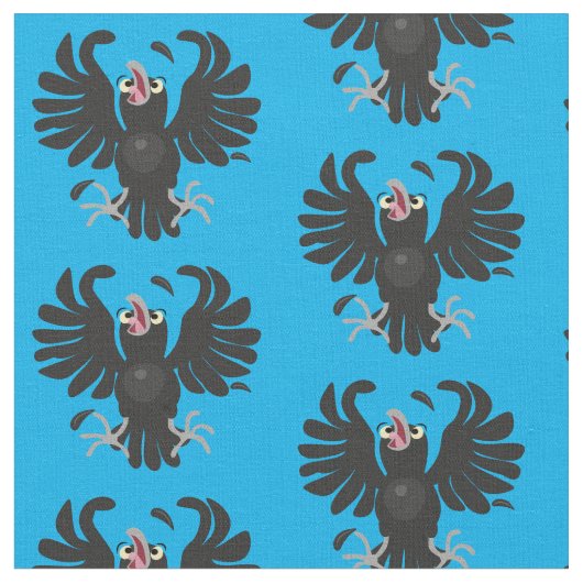 Funny Crave Rabe Cartoon Illustration Stoff (Nahaufnahme)