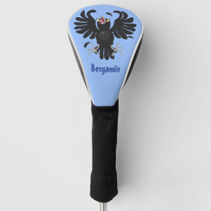 Funny Craven Rabe Cartoon personalisiert Golf Headcover