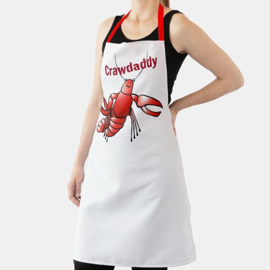 Funny Crawdaddy Red Crayfish Schürze (InSitu)