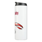 Funny Crawdaddy Red Crayfish Thermosbecher (Nach rechts gedreht)