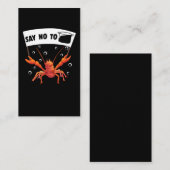 Funny Crawfish Boil Pub Crayfish Season Lobster Visitenkarte (Vorne/Hinten)