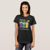 Funny Crawfish Boil Shut Up Liver Mardi Gras Beer  T-Shirt (Vorne ganz)