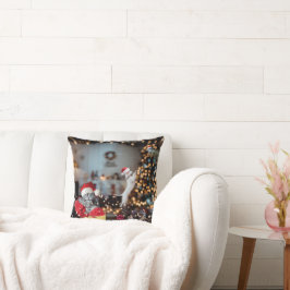 Funny "Crazy Animal House" Weihnachten Kissen