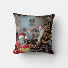 Funny "Crazy Animal House" Weihnachten Kissen