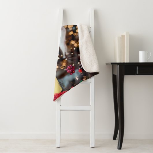 Funny "Crazy Animal House" Weihnachten Sherpadecke (Beispiel)