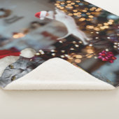 Funny "Crazy Animal House" Weihnachten Sherpadecke (3/4)