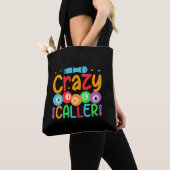 Funny crazy Bingo caller word art  Tasche (Von Nahem)