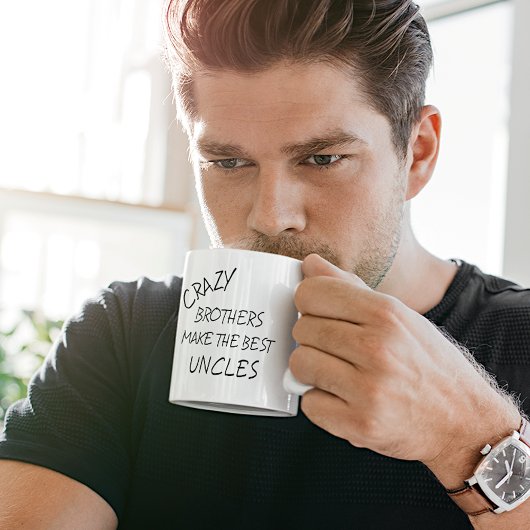 Funny Crazy Brüder machen das beste Onkel Zitat Kaffeetasse