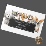 Funny Crazy Cats Hunde Haustiere Pflegesitzer Magnetische Visitenkarte<br><div class="desc">Stellen Sie sich vor: Sie sind ein engagierter Hundeschwalker oder Katzengänger, immer unterwegs und sorgen dafür, dass alle Haustiere die nötige Pflege und Aufmerksamkeit erhalten. Sie haben gewollt, einen bleibenden Eindruck bei Ihren Kunden verlassen, und wie können Sie das besser machen, als mit einer einzigartigen Visitenkarte, die sich herausstellt? Dieser...</div>