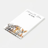 Funny Crazy Cats Hunde Haustiere Sitter Geschäft Post-it Klebezettel (angewinkelt)