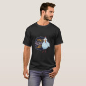 Funny Crazy Chicken Girl Crazy T-Shirt (Vorne ganz)