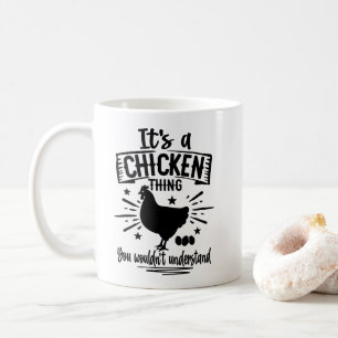 Funny Crazy Chicken Lady Gaben Farm Egge Bauer Kaffeetasse