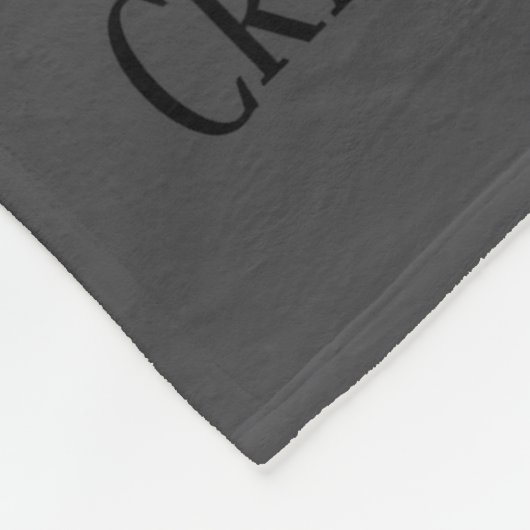 Funny Crazy Chicken Lady Word Art  Fleecedecke (Ecke)