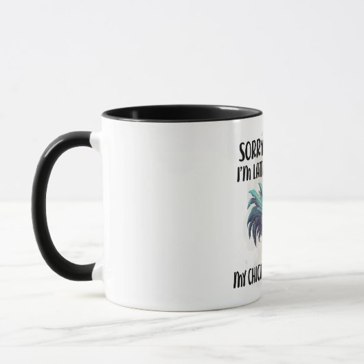 Funny Crazy Chicken Tasse (Links)