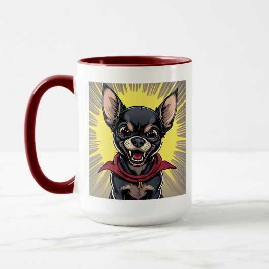 Funny Crazy Chihuahua Zitat Tasse (Links)