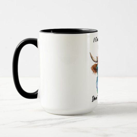 Funny Crazy Cow Tasse (Links)