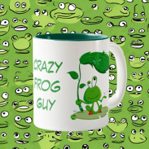 Funny Crazy Frosch Typ hinzufügen
