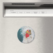 Funny Crazy Hair Chicken Magnet (In Situ (Geschirrspüler))