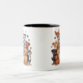 Funny Crazy Hund Tasse Kaffeeliebhaber Geschenktop (Mittel)