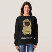 Funny CRAZY MOPS LADY Classic T - Shirt 301 (Vorne ganz)