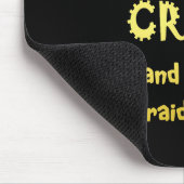 Funny Crazy oder Karate Joke Mousepad (Ecke)