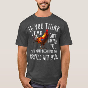 Funny Crazy Rooster Chicken Farm T-Shirt