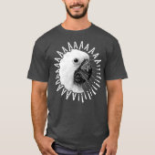 Funny Crazy schreiend Cockatoo Shirt Parrot Bird (Vorderseite)