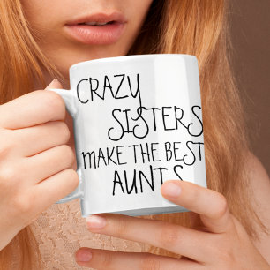 Funny Crazy Schwestern machen das beste Tanzangebo Kaffeetasse