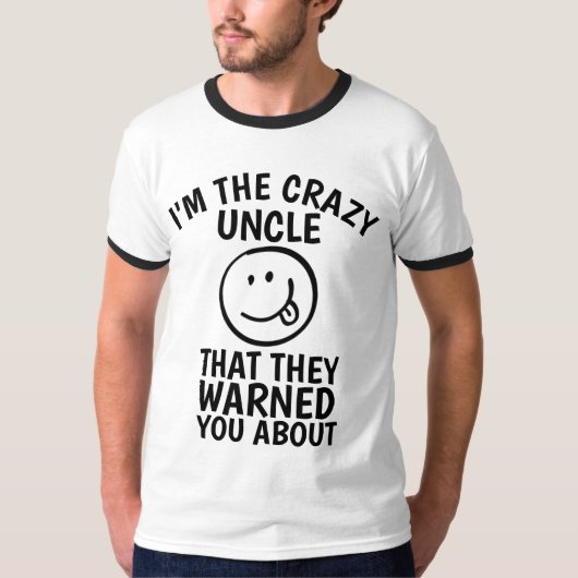 FUNNY CRAZY UNCLE T - SHIRT (Vorderseite)