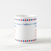 Funny Create Sollte ___ Präsident Election Joke Kaffeetasse (Mittel)