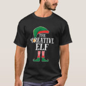 Funny Creative Elf Familiengruppe passt Weihnachte T-Shirt (Vorderseite)