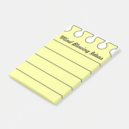 Funny Creative Ideas Personalisiert Post-it Klebezettel (angewinkelt)