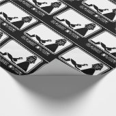 Funny Credit Card Game Over Geschenkpapier (Ecke)