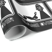 Funny Credit Card Game Over Geschenkpapier (Rolleneckpunkt)