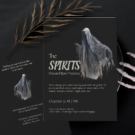 Funny Creepy Gothy Horror Halloween Kostüm Party Einladung